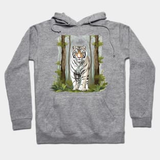 White Tiger From India Hoodie